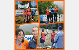 Elora vice championne de France U15 Tir campagne !
